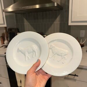 Cow and sheep plate